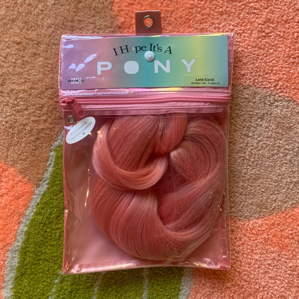 Coral Lola Insert Name Here Pony extension